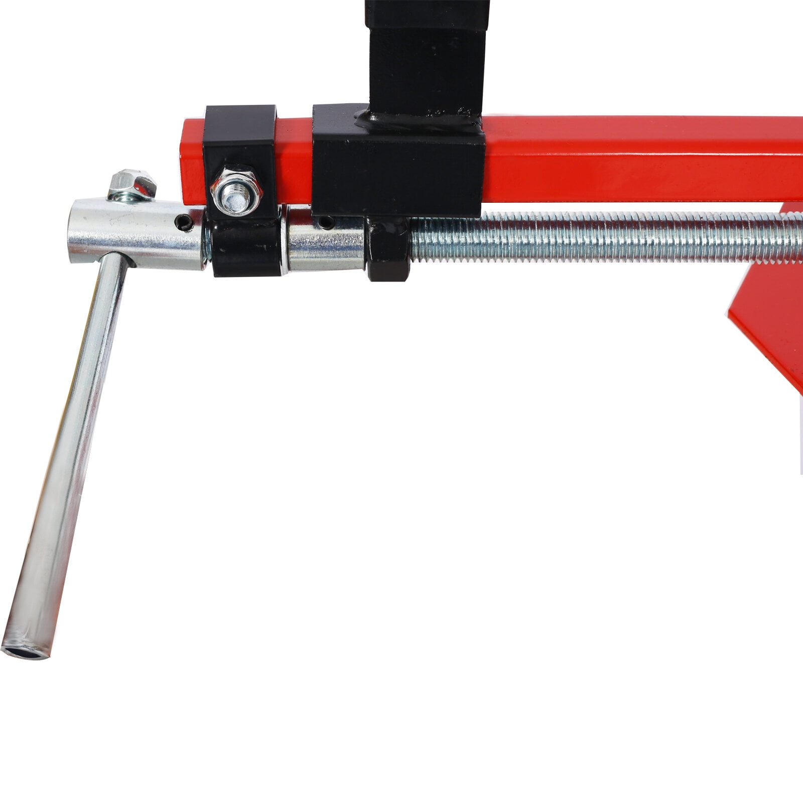 , Multi Manual Tire Changer Auto Car Tire Changer Car/Truck/Motorcycle Portable Hand Tool Tire Bead Breaker Changer 4" to 21", Red ,Steel ,