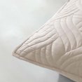thumbnail image 5 of Whale Flotilla Quilt Set King Size, Soft Microfiber Lightweight Bedspread Coverlet Bed Cover (Wave Pattern) for All Seasons, Brich Beige, 3 Pieces (Includes 1 Quilt, 2 Shams), 5 of 5