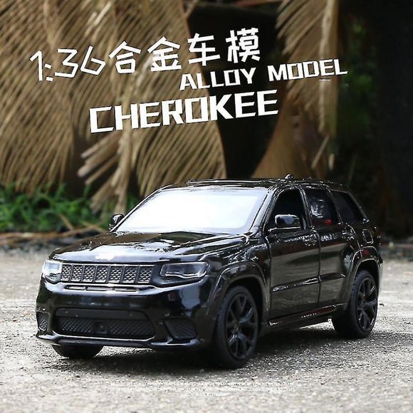 1:36 Jeep Srt Grand Cherokee Suv Car New With Pull Back Children Gift Collection Diecast Toy Model Christmas Gifts F32