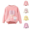 thumbnail image 1 of Sentmoon Girls' Sweaters Long Sleeve Crew Neck with Pattern Boys Pullover Breathable Loose Knitted 2025 5t Boy Clothes Fall and Winter Comfy for Weekend Breakfasts 4 Years, 1 of 7