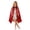Red, variant on REDARER Kids Shiny Metallic Hooded Cape Cloak Cosplay Mantle Outfit for Halloween Party Fancy Dress Up Role Play Stage Performance,One Size