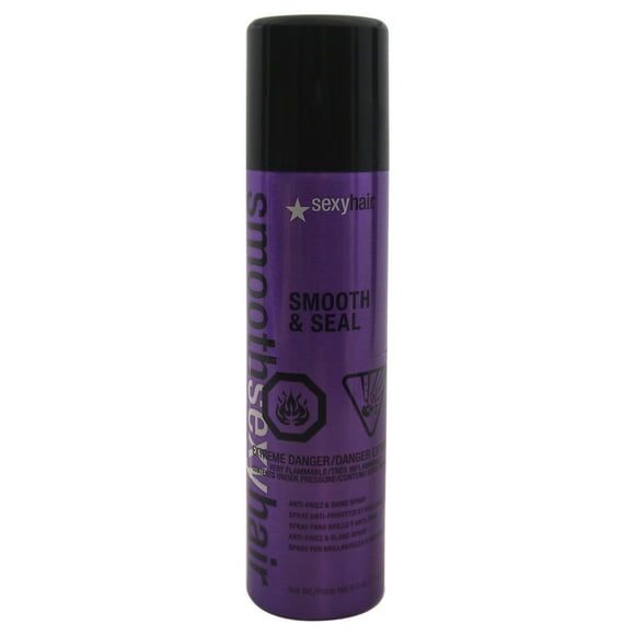 Smooth Sexy Hair Smooth Seal Spray Anti-Frizz Shine de Sexy Hair pour Unisexe - 6 oz