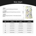 thumbnail image 5 of Gukieu Hawaiian Coconut Tree Print Women's Quick-drying Fitness Vest, Round Neck Sleeveless Fitness T-shirt, Suitable for Yoga, Sports-X-Large, 5 of 7