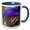 Blue/White, variant on 3drose, Artichoke Thistle Blooms, Desert Botanical Garden, Phoenix, Arizona., 11oz Mug