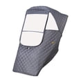 thumbnail image 3 of Protector de lluvia para cochecito de bebé Zulema funda de lluvia universal para cochecito gris, 3 of 8