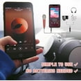 thumbnail image 3 of HAHDAXIA (2pack) Mini Microphone Tiny Microphone for Mobile Phone Laptop Notebook Apple iPhone Sumsung Android（Silver+Rose Gold）, 3 of 7