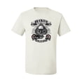 thumbnail image 2 of Lucky 7 Live to Ride Bikes Booze Broads USA Est 1903 | Mens Fashion Graphic T-Shirt, White, 3XL, 2 of 4