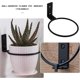 thumbnail image 4 of Flower Pot Holder Wall Mounted Plant Stand 4inch Flower Pot Hangers for Home Garden Indoor Outdoor Plants Planters, 4 of 5