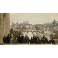 thumbnail image 3 of Henri Gervex 14x10 Black Modern Framed Museum Art Print Titled - The Panorama of the Century; Dupre, Rousseau, Isabey, Millet. (1889), 3 of 5