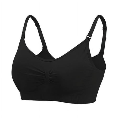 Pregnant women s underwear nursing large size nursing bra pregnancy without steel ring seamless front opening buckle gathered nursing underwear thin