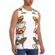 thumbnail image 2 of Balery Corgi Dog2 Camisetas sin mangas para hombre, absorbe la humedad y protege contra el mal olor.-Small, 2 of 7