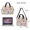 thumbnail image 3 of Laptop Bag Laptop Briefcase 15.7 x 3 x 11.8 Inches Laptop Bag Briefcases Laptop Storage Travel Laptop Bag Work Laptop Bag Pink Bird Cartoon, 3 of 8