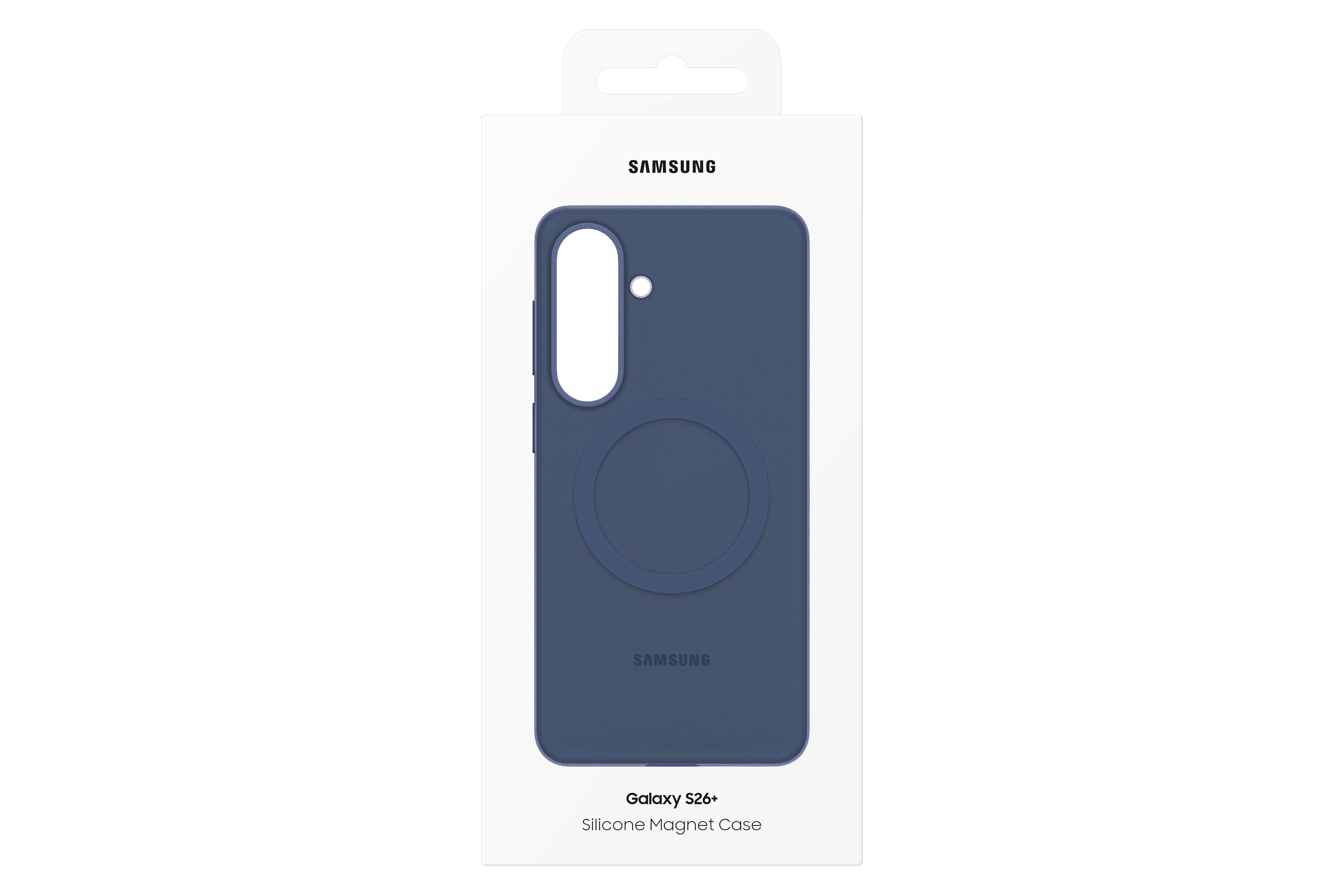 Samsung S26+ Silicone Magnet Phone Case, Blue Violet