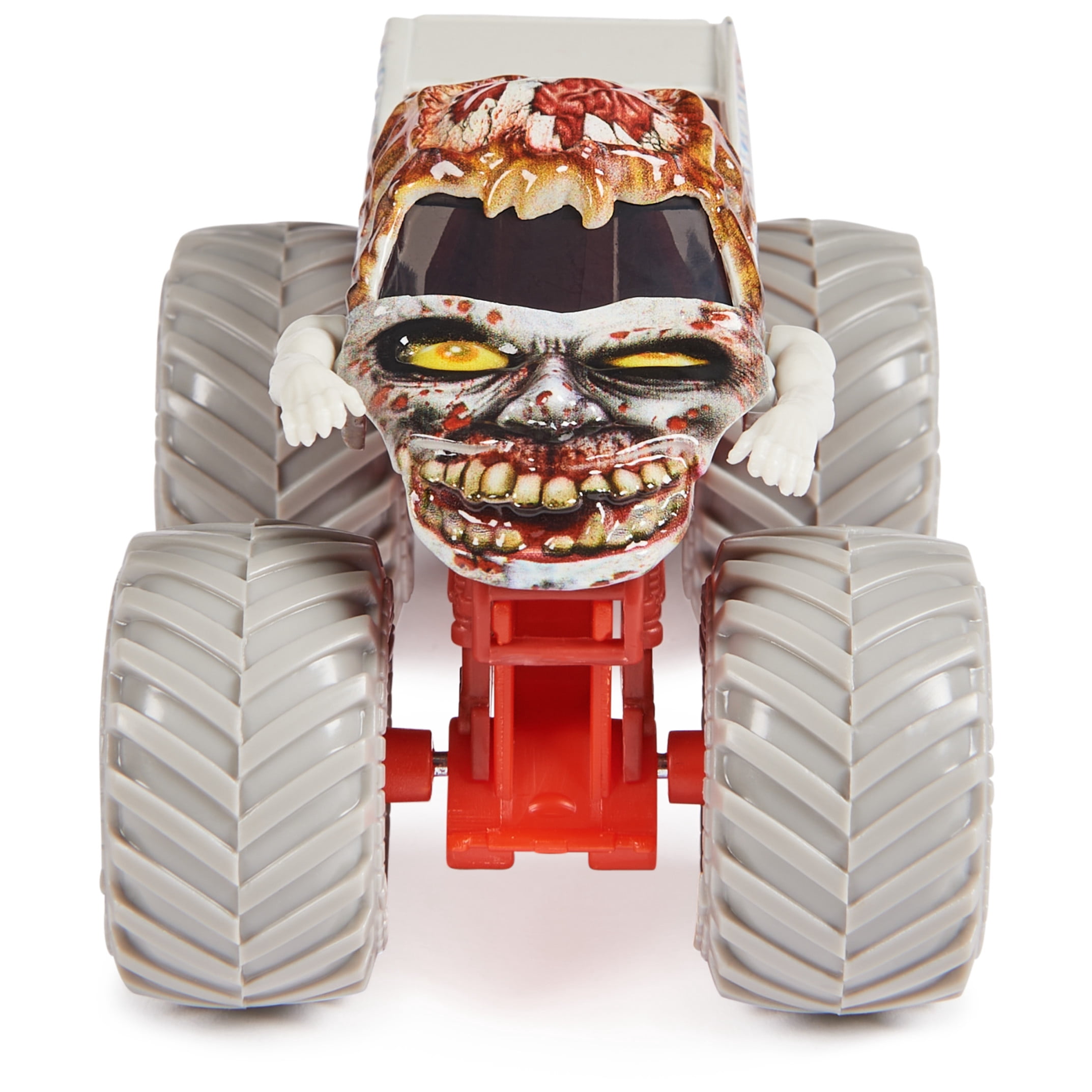 Monster Jam, Official Zombie Vs. Whiplash Die-Cast Monster Trucks, 1:64 Scale, Kids Toys for Boys Ages 3 and up