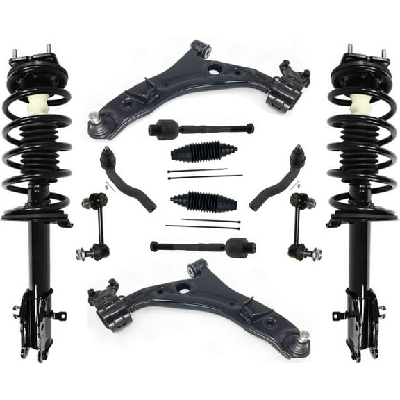 Front Struts Lower Control Arms Tie Rods & Links For Mazda CX-9 2007-2014