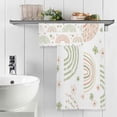 thumbnail image 5 of GZHJMY Colorful Flower Rainbow Soft Cotton Towel Sets 2 Piece,1 Bath Towel 1 Hand Towel Quick Dry Highly Absorbent Bath Towels Washcloths for Bathroom, Gym, Hotel, and Spa Bathroom Towels, 5 of 7