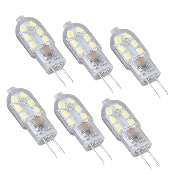 Bombilla transparente, paquete de 10 G4 2835, bombilla LED transparente, compacta y ligera