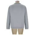 thumbnail image 6 of Feancey Men's Golf Sweatshirts Mens 1/4 Zip Pullover with Stand Up Collar Winter Fleece Lined Warm Sweatshirt Casual Regular Fit Thermal Tops Christmas Gray S, 6 of 10
