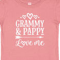 thumbnail image 4 of Inktastic Grammy and Pappy Love Me Girls Granddaughter Girls Baby T-Shirt, 4 of 5