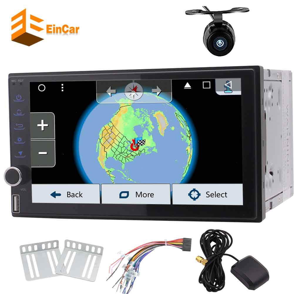 Android 7inch Double 2DIN indash Car Radio Stereo GPS Navi WIFI Bluetooth+Camera