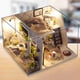 thumbnail image 4 of Artesanía creativa Casa de con en miniatura con muebles Casa de Rompecabezas 3D Romántico Casa de bricolaje Habitación para A CUTICAT casa de muñecas artesanales, 4 of 8