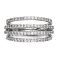 thumbnail image 4 of Sterling Silver Cz Ring (Size 8) Made In Thailand qr6736-8, 4 of 4