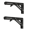 thumbnail image 1 of Professional folding console heavy-duty triangular stainless steel bracket, 1 of 7