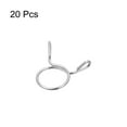 thumbnail image 3 of Fuel Line Hose Clips, 20 Pack 14mm 304 Stainless Steel Single Wire Tubing Spring Clamps (Silver), 3 of 5