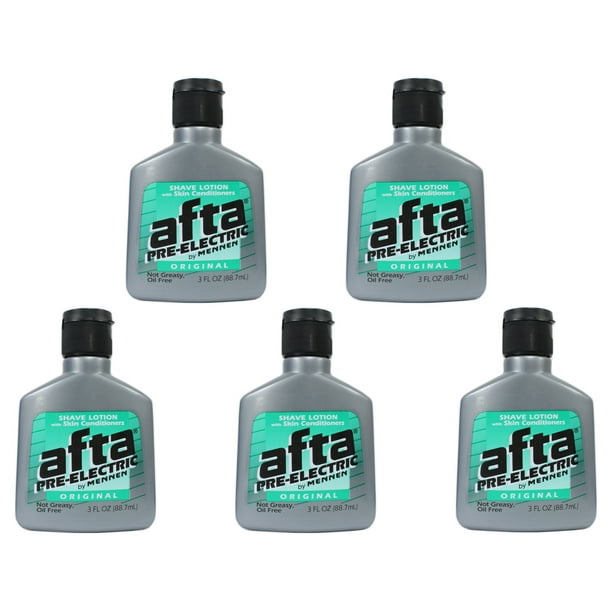 Afta PreElectric Shave Lotion Original 3 oz,, 5 pack
