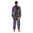 thumbnail image 6 of IAUYY Unisex Adult Onesie Pajamas Ultra-Soft Crystal-Soft Fabric, Halloween Adult Onesie Pajamas Adults,With a Zipper Plus Size Onesie Pajamas, The Shining Hummingbird, 6 of 6
