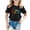 Black, variant on Kids' Neon Graphic Print T-Shirt, Cool 3D Design, Short Sleeve, Casual Comfort for Boys & Girls (8-12 Years)