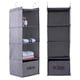 thumbnail image 5 of Organizador De Armario Colgante Para Almacenamiento, Soporte Para Almacenamiento De Ropa, 4 Estantes Con Cajón, Color Gris, 5 of 7