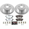 thumbnail image 3 of PowerStop Rear Z26 Street Warrior Carbon-Fiber Ceramic Brake Pad and Drilled and Slotted Rotor Kit Fits: LEXUS Select Models K6514-26, 3 of 9