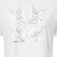 thumbnail image 3 of Tinker Bell - Tinker Bell Pose Grid - Juniors Cropped Cotton Blend T-Shirt, 3 of 5