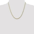 thumbnail image 2 of 14K Yellow Gold necklace Figaro chain Flat 20 in 2.75 mm, 2 of 5
