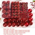 thumbnail image 5 of EGNMCR Christmas Ornaments 92-Pack Christmas Ball Ornaments Set, Shatterproof Christmas Bulbs, Hanging Decorations for Xmas Tree, Holiday, Party, Wedding, Christmas Decorations, 5 of 5