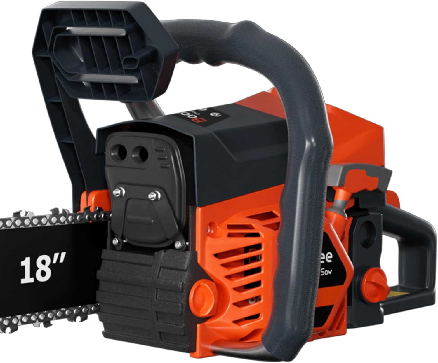 EAYSG 62CC 3.5HP Professional Gas Chainsaw, 18-Inch & 22-Inch Bar Combo with Anti-Vibration, Quick Start Tech & Winterized Carburetor & Tool-Free Tensioning for Heavy-Duty Logging