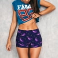 thumbnail image 3 of Fotbe Eggplant Shorts Sin Costuras – Shorts Deportivos de Cintura Alta para Mujer, Elásticos para Gimnasio, Yoga, Running o Ciclismo-Large, 3 of 8