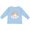 AE-Light Blue, variant on Inktastic 4th Birthday Unicorn Rainbow Cute Girls Girls Long Sleeve Toddler T-Shirt