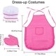 thumbnail image 2 of 1 Set of Pink Children's Chef Clothes, Apron and Chef Hat, etc. (11 pieces), Children's Kitchen Toy Cooking Set, 2 of 5