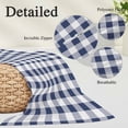 thumbnail image 3 of Navy Blue White Plaid Body Pillow Covers 20"x54", Farmhouse Checkered Buffalo Soft Brushed Microfiber Breathable Throw Pillow Covers, Pillowcase with Zipper for Couch Sofa Bedroom Living Room, 3 of 9