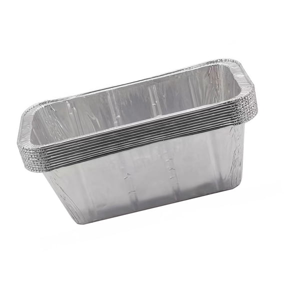 30Pcs Aluminum Foil Grease Catching Pans Recyclable Grease Liners Practical Aluminum Drip Pans for Barbecue Griddles