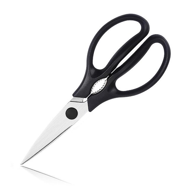 Tijeras de cocina profesionales Tijeras de cocina hechas de acero inoxidable Necesidad doméstica Tijeras multiusos Cuchillas afiladas (1pc)