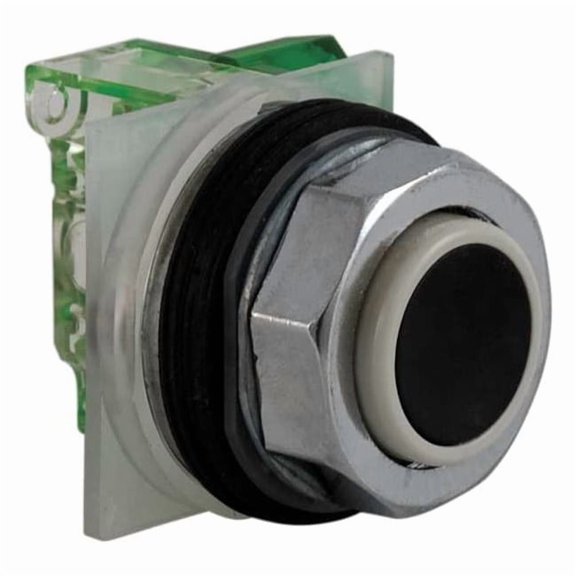 Schneider Electric Push Button Operator, 30 mm, 1NO, Black 9001KR3BH5