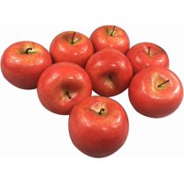 12pcs Fake Fruit House Kitchen Party Decoration Video Props Artificial Lifelike Simulation Red Apples (12pcs Red Apples)