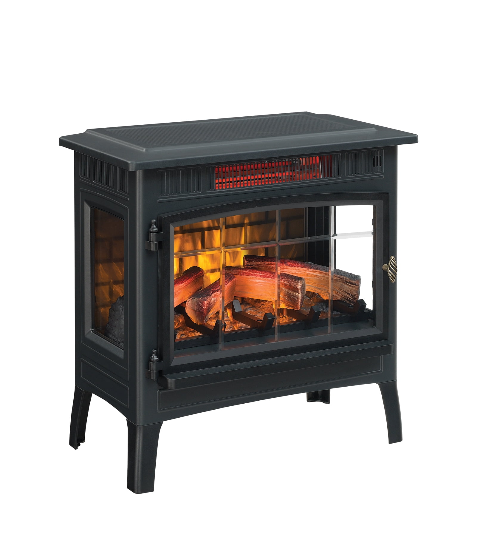 Duraflame Infrared Quartz Fireplace Stove With 3d Flame Effect Duraflame Infrared Quartz Fireplace Stove With 3d Flame Effect Black Com