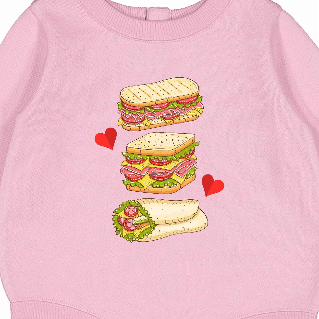 Inktastic Sandwich Lover Deli Food Baby Fleece Bodysuit