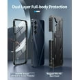 thumbnail image 3 of Étui pour Samsung Galaxy A16-5G : Protection Antichoc Militaire avec Support / Texture Mate Robuste TPU / Étui de Protection Robuste (Noir), 3 of 4