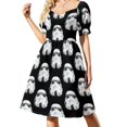thumbnail image 2 of Vestido Stromtrooper Triangles, vestido sensual para mujer, vestido largo de verano para mujer, 2 of 7
