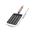thumbnail image 2 of SOPOTUTU Hot Dog Baking Tray Baking Supplies Non-stick 1Pack For Outdoor Events, 2 of 8